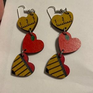 Teacher earrings